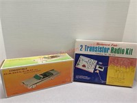 2 transistor radio kit science fair, convertible