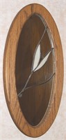 Orpheus '82 Signed Oak w/ Stained Glass Mirror