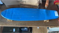Vintage Blue Skateboard