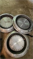 1970s Oldsmobile Hubcaps lot of 3