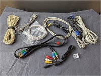 Lot of Various Cords- TV/ Phone