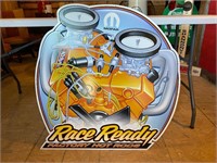 Race Ready Factory Hot Rods metal sign