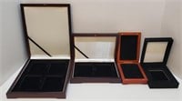 Lot of Fancy Coin Storage Boxes