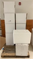 1 LOT 9-PERISHABLE CONTROL IQ SHIPPING  COOLER S