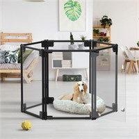 Foldable Clear Dog Play Pen Modern Dog Playpen