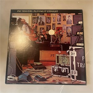 Pat Travers Putting It Straight hard rock blues LP