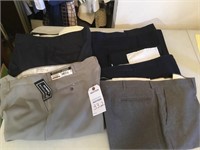 5 pairs men's dress pants (40 waist)