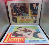 1957 The Mob 1958 I Mobster Movie Lobby Cards OLD
