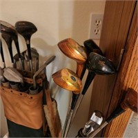 Vintage Staff & Strata-Bloc Golf Clubs