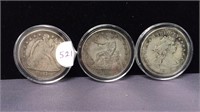 1862 $1, 1878 $1, And 1804 Liberty Round