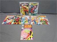 (10) Comic Books - Spiderman & Warlock