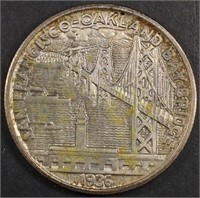 1936-S BAY BRIDGE COMMEM HALF GEM BU