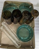 ASSORTED GLASSWARE,