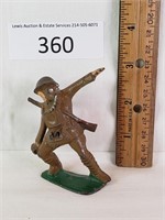 Vintage Manoil 3" WWI Metal Cast Toy Soldier