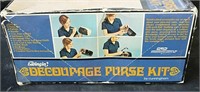 Vintage Decoupage Purse Kit