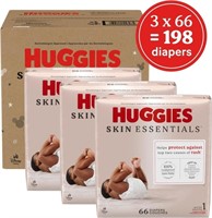 Huggies Skin Essentials Baby Diapers Size 1, 198ct