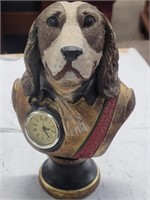 Wishbone Snassy Clock Bust Dog