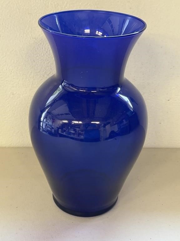 Large Cobalt Blue Vase
