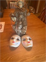 Vintage mask and doll
