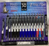 Find Zen Bold Point Z Grip Pens (missing 2)