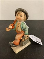 VINTAGE HUMMEL - MERRY WANDERER - BOY W/ SUITCASE