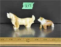 Alabaster onyx marble mini figures