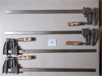 A Lot of 4-16" Bar Clamps