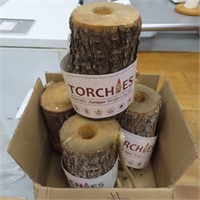 Pick Up Only: (4) Log Torches