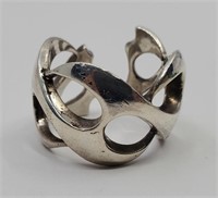 Modernist Sterling Silver Ring