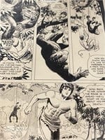 Autographed Dan Spiegle Story Book Page "Korak"