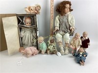 Porcelain dolls:  Royal Heirloom Collection