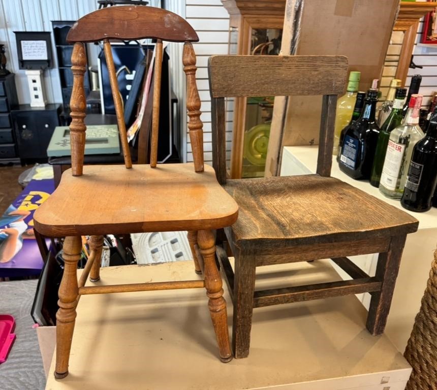 Wood Childs Chairs ( NO SHIPPING)