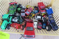 Assorted Toy Cars, Trucks