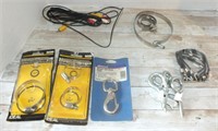 MISC HARDWARE - CLAMPS, EYE SCREW, SWIVEL HOOK