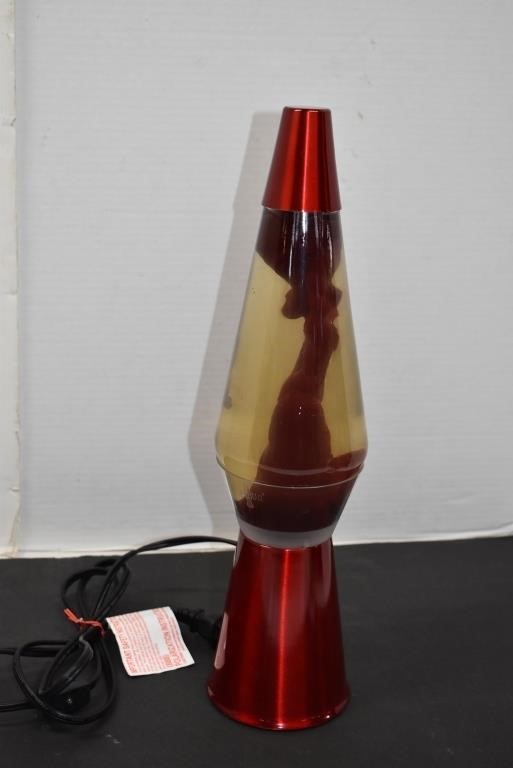 Red Lava Lamp. Tested