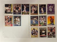 Lot of 14 Chipper Jones Baseball Cards