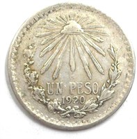 1920 Peso XF+ Mexico