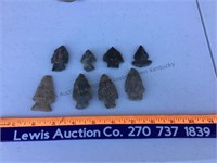 Arrowheads - Lifetime collection found on a farm