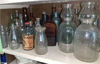 Collection of Antique & Vintage 28 Bottles