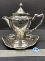 Grand Trunk Pacific Silver Plate Teapot(?)