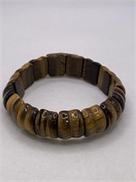 NEW TIGERS EYE BEADED BRACELET