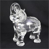 HEAVY GLASS ELEPHANT