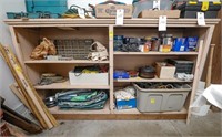 Wooden 6-Shelf w/All Contents (but not top content