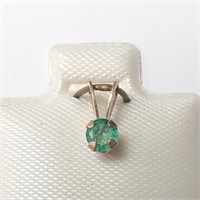 $200 10K  Emerald Pendant