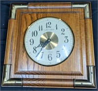 New Haven Wood Quartz Wall Clock