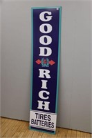REPRODUCTION GOODRICH TIRES BATTERIES SIGN