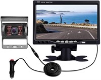 Wired Backup Camera and Monitor Kit, 7 Inch TFT LC