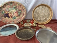 Lot of 2 1971 Daher Decorated Tins and more!