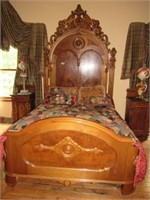 Victorian Full Bed:  Headboard 63.5" x 103",