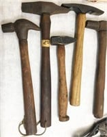 Lot: 11 Assorted Antique Hammers.